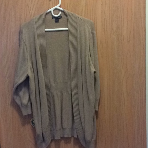 Worthington Sweaters - Cardigan light brown sweater